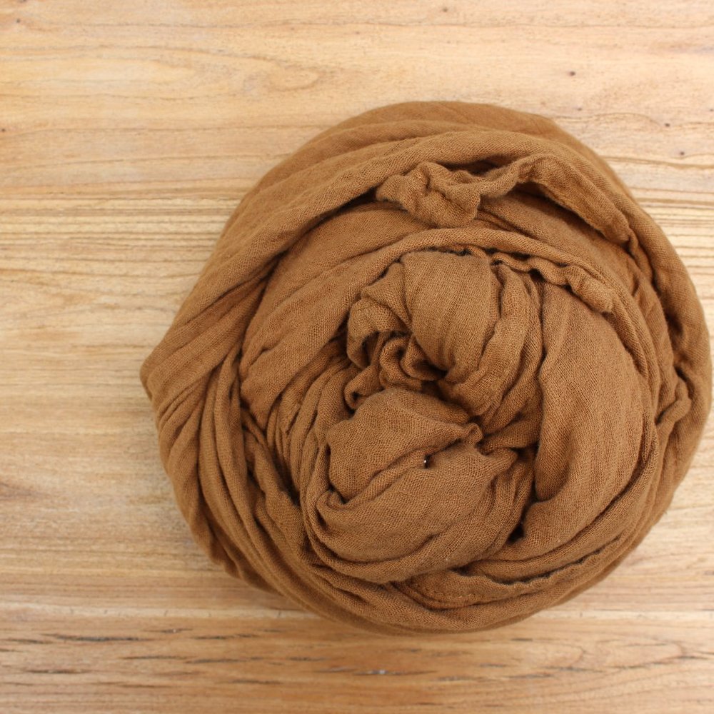 Laora organix scarf - dijon yellow color NWT